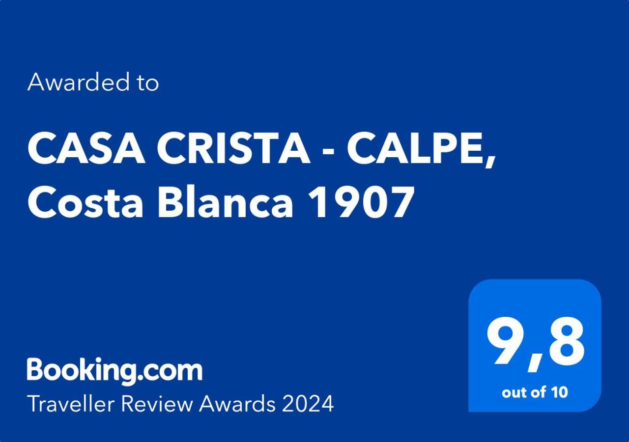 Casa Crista - Calpe, Costa Blanca 1907 Appartement Buitenkant foto